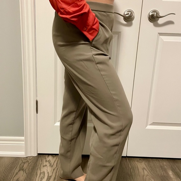 Mango Khaki Green Pants - Picture 3 of 6